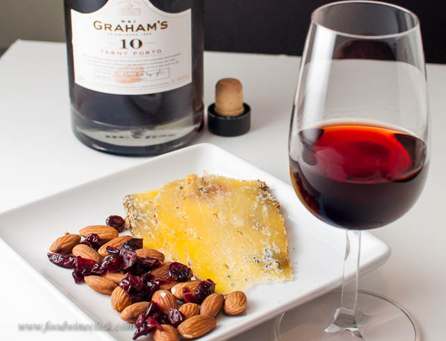 Tawny Port, blue cheese, almonds, craisins