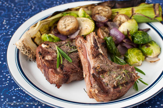 Grilled lamb chops aren't a particular Abruzzo specialty, but they pair beautifully with Montepulciano