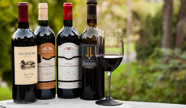 A variety of Merlot wines