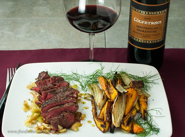 A very respectable 2nd place finish. Sagrantino is an excellent red wine for steak.