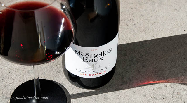 Mas Belles Eaux is a blend of Syrah, Grenache & Mourvedre