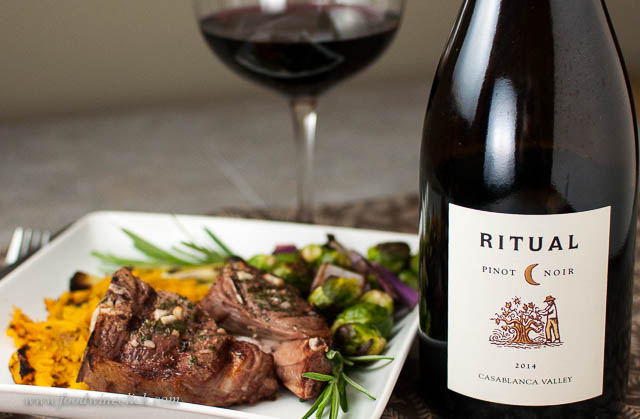 Ritual Pinot Noir and Lamb Chops