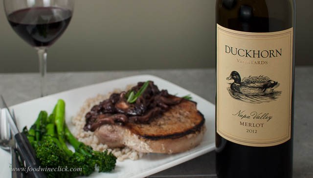 The deep fruit and earthy flavors in the sauce begged for a red wine at the table.