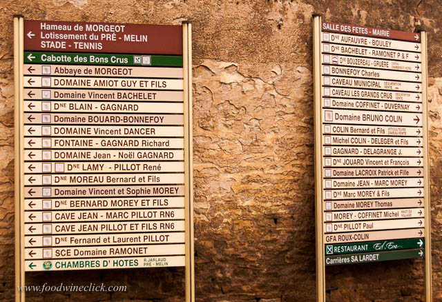 If you get lost, you need to ask for the winegrower by first and last name. 