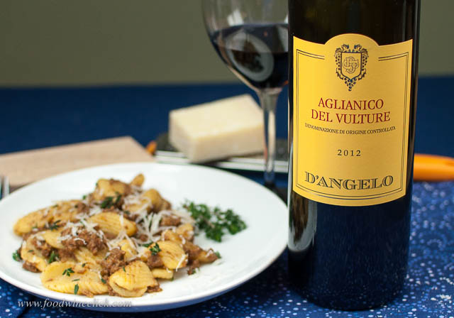Aglianico del Vulture needs a rich, chewy dish. 