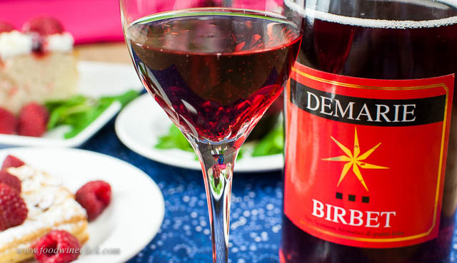 Demarie Birbet, a rare combination of red, sweet, sparkling wine