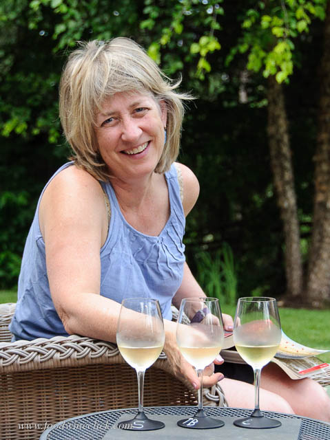 Julie's favorite part - tasting!