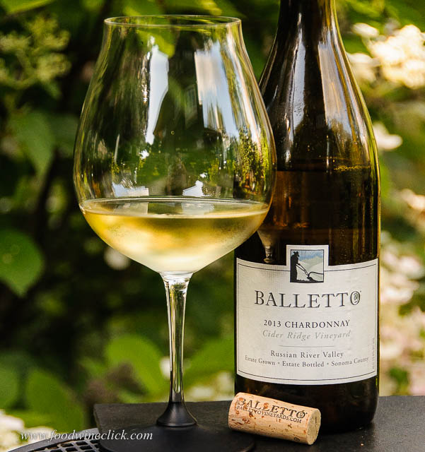 Balletto Chardonnay 2013, Cedar Ridge Vineyards, Russian River Valley