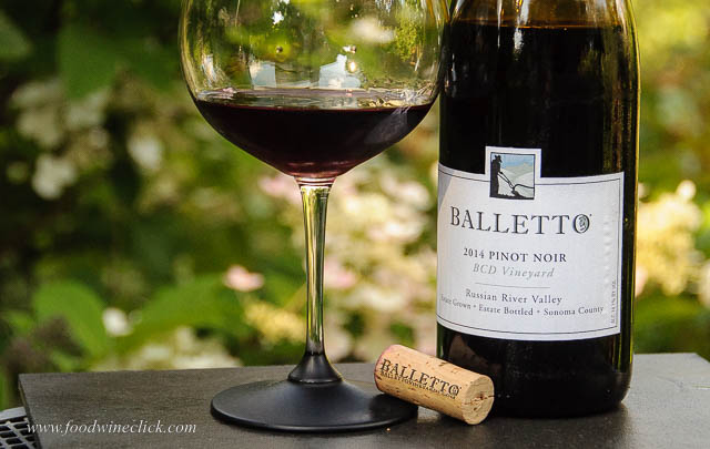 Balletto Russian River Pinot Noir 2014, BCD Vineyard