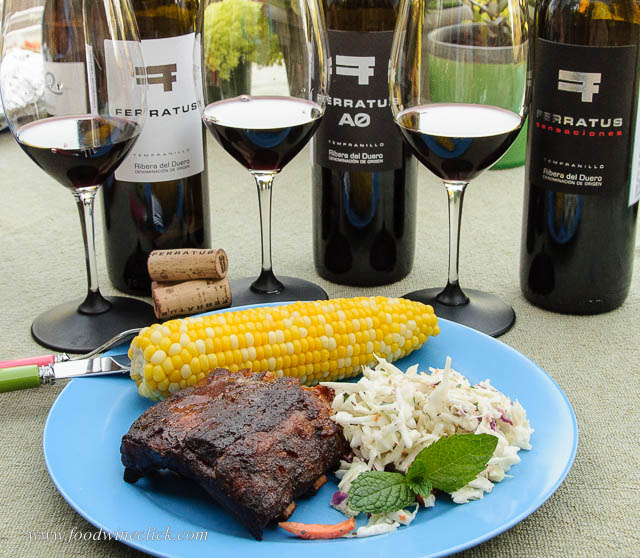 Different foods match with different wines