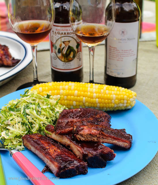 Ribs and Oloroso sherry