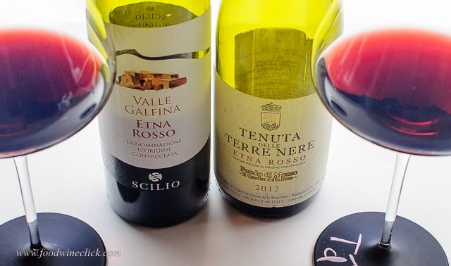 Valle Galfina Etna Rosso and Tenuta delle Terre Nere Etna Rosso