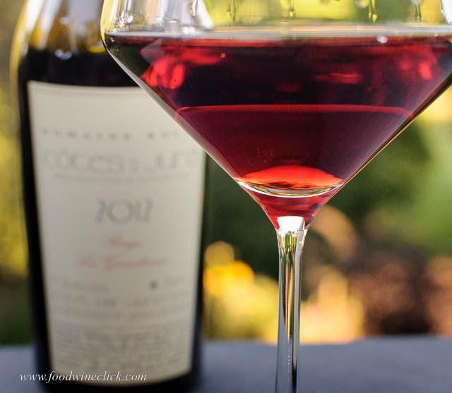 Côtes du Jura Rouge is so pale, almost like a rosé in color