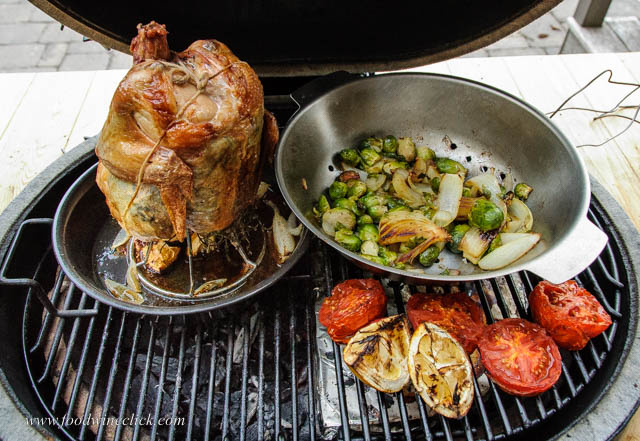 Primo grill roast chicken