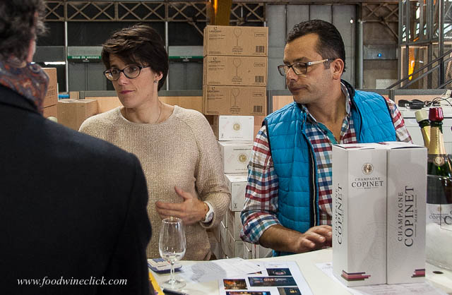 Marie and Alexandre from Champagne Copinet Marie