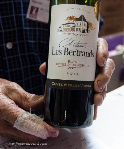 the hands of the winegrower