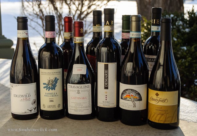 A group of alternative Nebbiolo wines