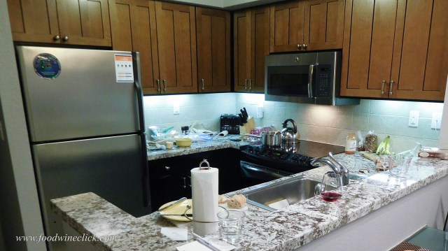 Ski condo kitchen - all the basics, but the ultimate BYO