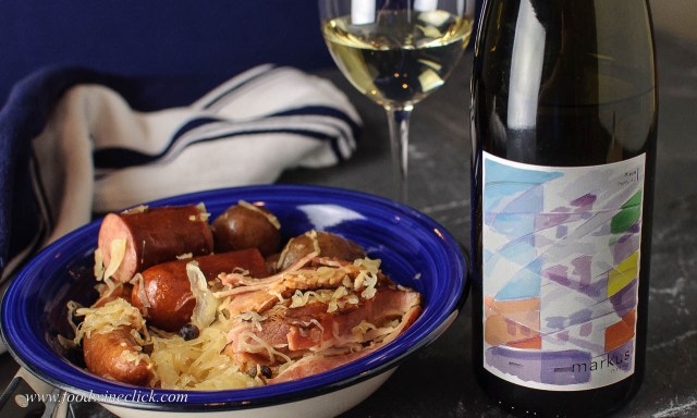 Markus Wine Company Nimmow with choucroute garni