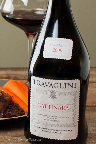 The Travaglini Gattinara sports a cool, asymmetric bottle