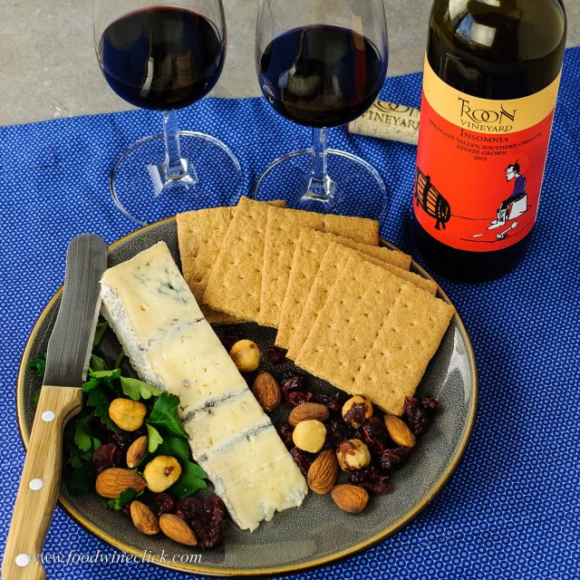 Gorgonzola dolce paired with Troon Insomnia Dessert Wine