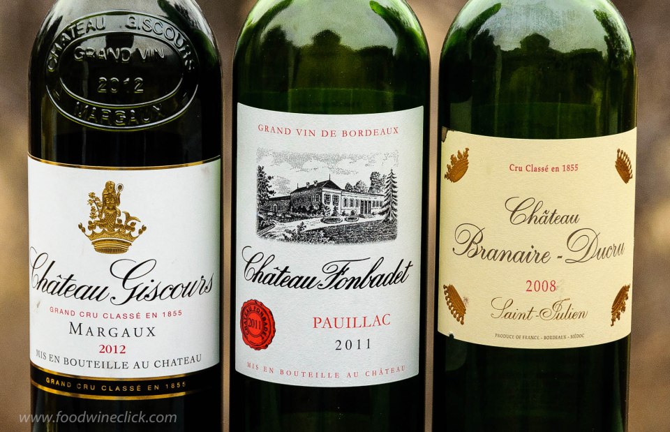 Left Bank Bordeaux wines