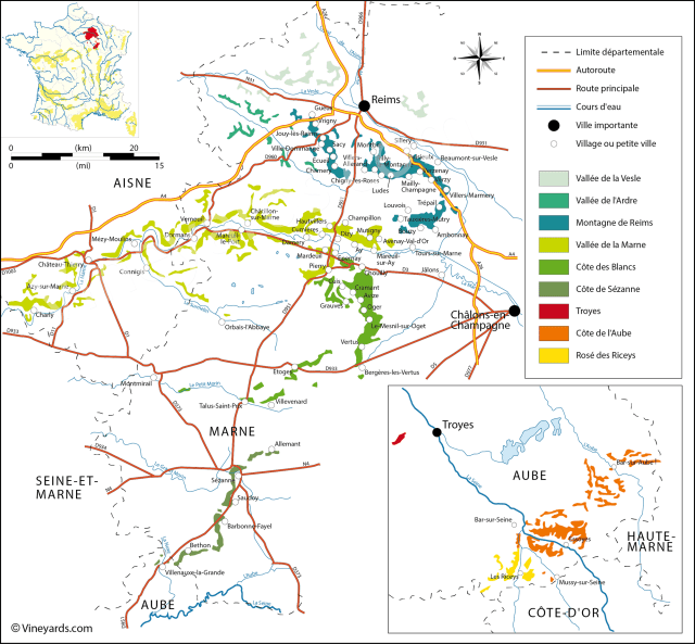 champagne region map courtesy of vineyards.com