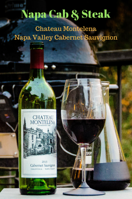 Chateau Montelena Napa Cabernet Sauvignon pairing with grilled ribeye