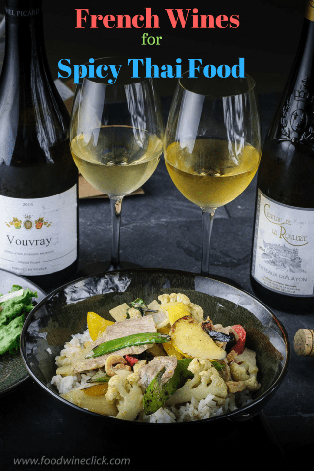 Lightly sweet Loire Valley wines pair beautifully with spicy Thai food