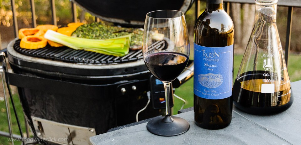 Troon Vineyard Malbec at the grill
