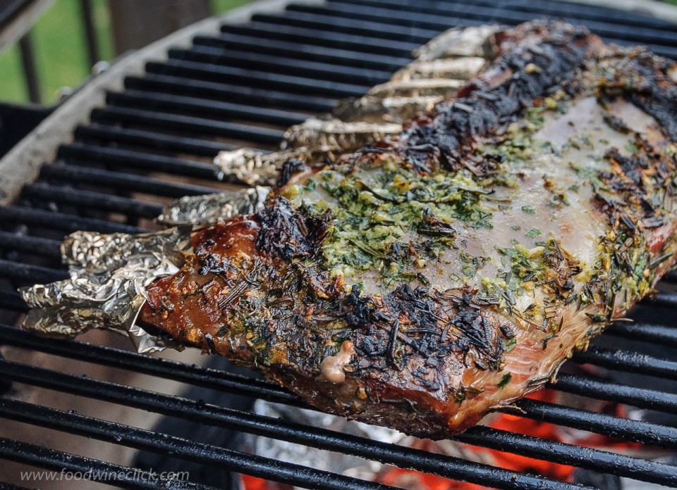 end sear a rack of lamb on the primo ceramic grill
