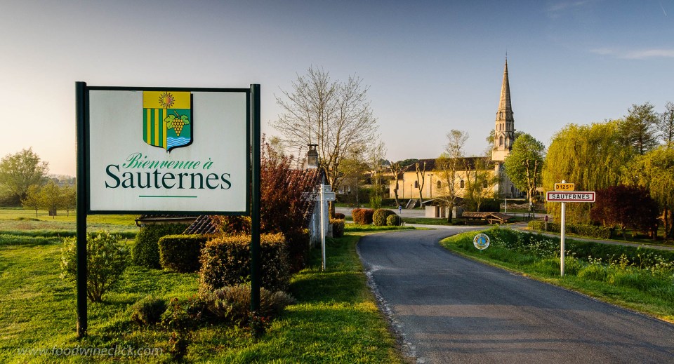 Sauternes Village at sunrise