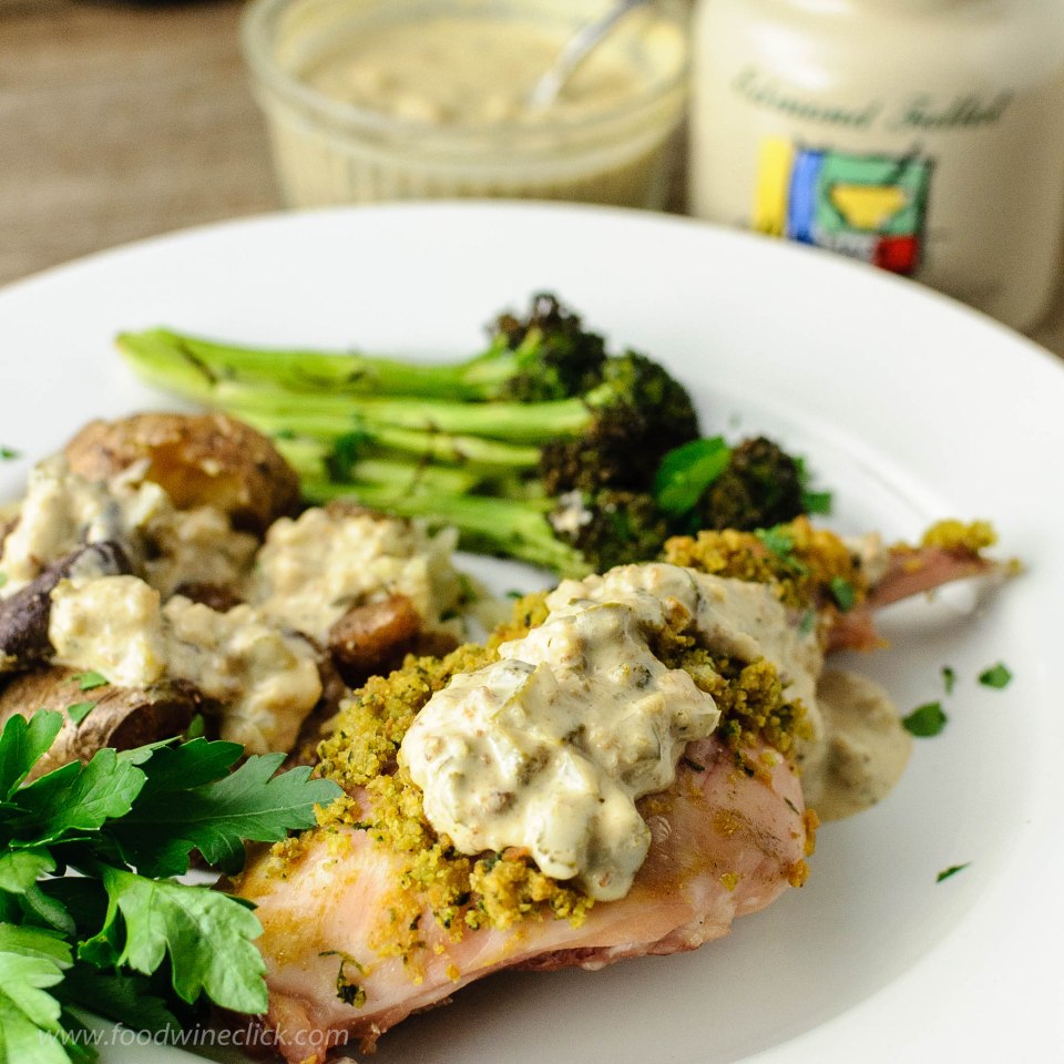 roast rabbit in cream sauce