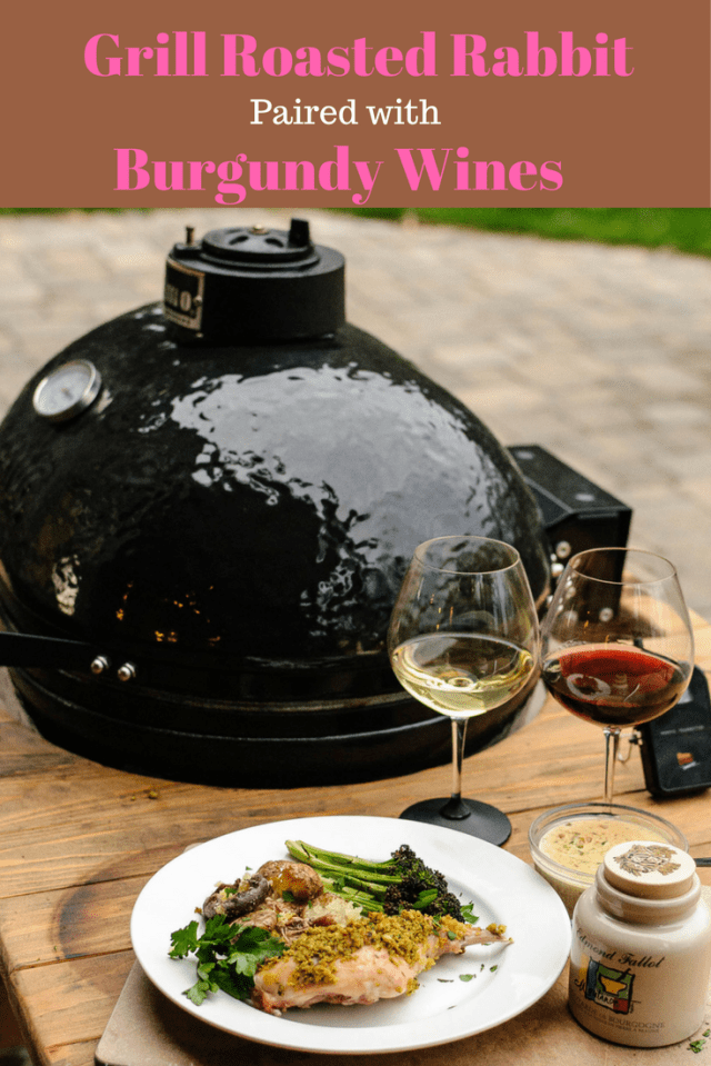 Add a bit of smoky flavor to your roast rabbit and pair it with wines from Burgundy. Visit www.foodwineclick.com