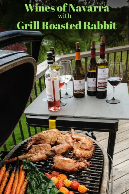 Wines of Navarra paired with Grill Roasted Rabbit. Visit www.foodwineclick.com for details