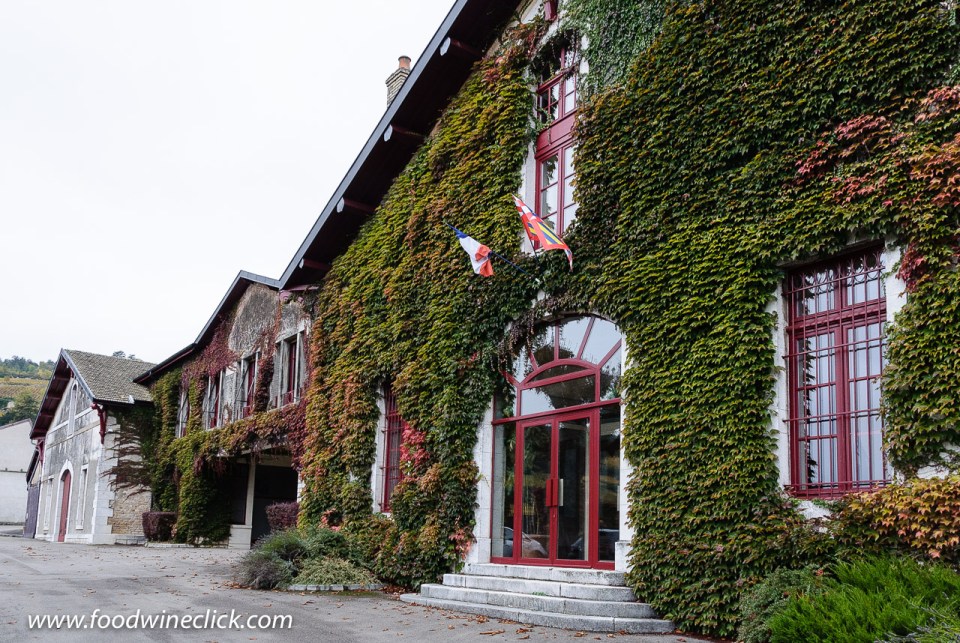 The imposing Louis Max winery in Nuits-Saint-Georges