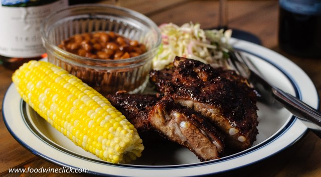 smoked ribs with classic summer sides