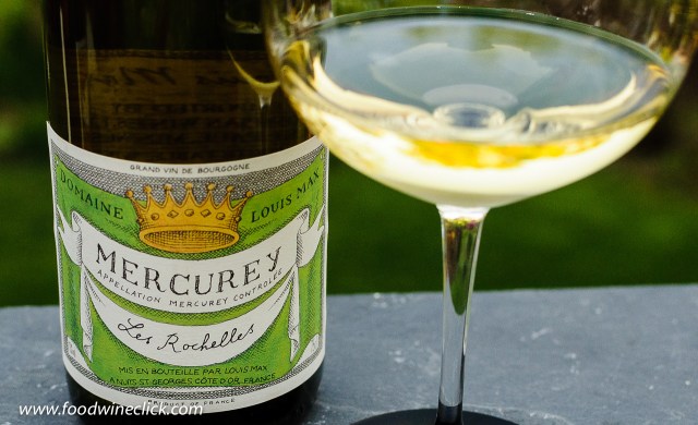 Domaine Louis Max Mercurey "Les Rochelles" 2015, a white Burgundy made from Chardonnay