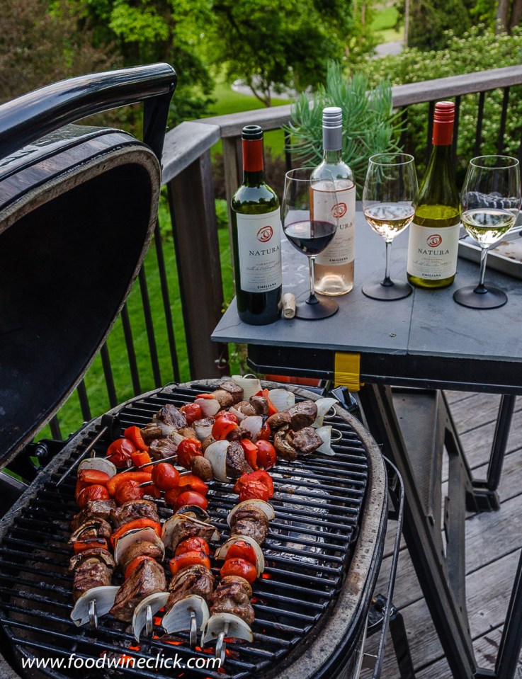 Natura Wines at the grill