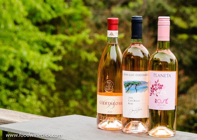rosé season 2017 with www.foodwineclick.com