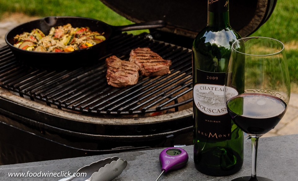 Chateau Bouscassé and dinner on the Primo Ceramic Grill