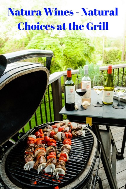 Natura Wines Paired with Beef Skewers on the Grill at www.foodwineclick.com
