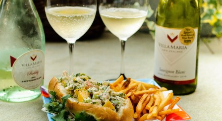 Easy no-cook seafood rolls pair with Villa Maria Sauvignon Blancs at www.foodwineclick.com