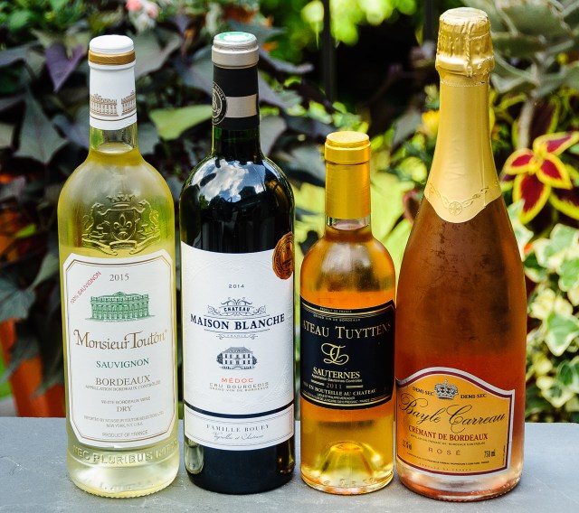 A full range of affordable, under $20 Bordeaux wines