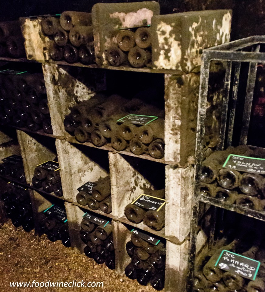 Older bottles held for family consumption