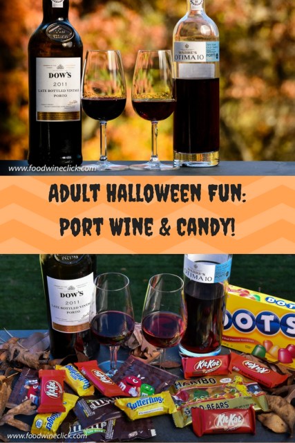 Port Wine and Pilfered Halloween Candy at www.foodwineclick.com