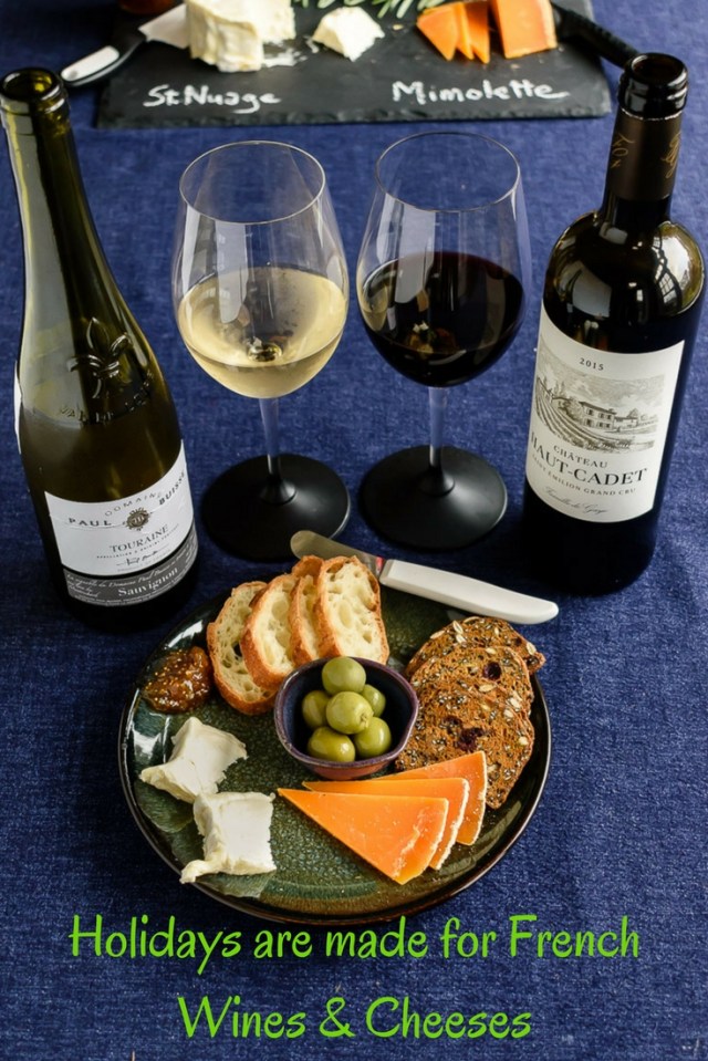 Holidays are made for French wines and cheeses! Visit www.foodwineclick.com for details
