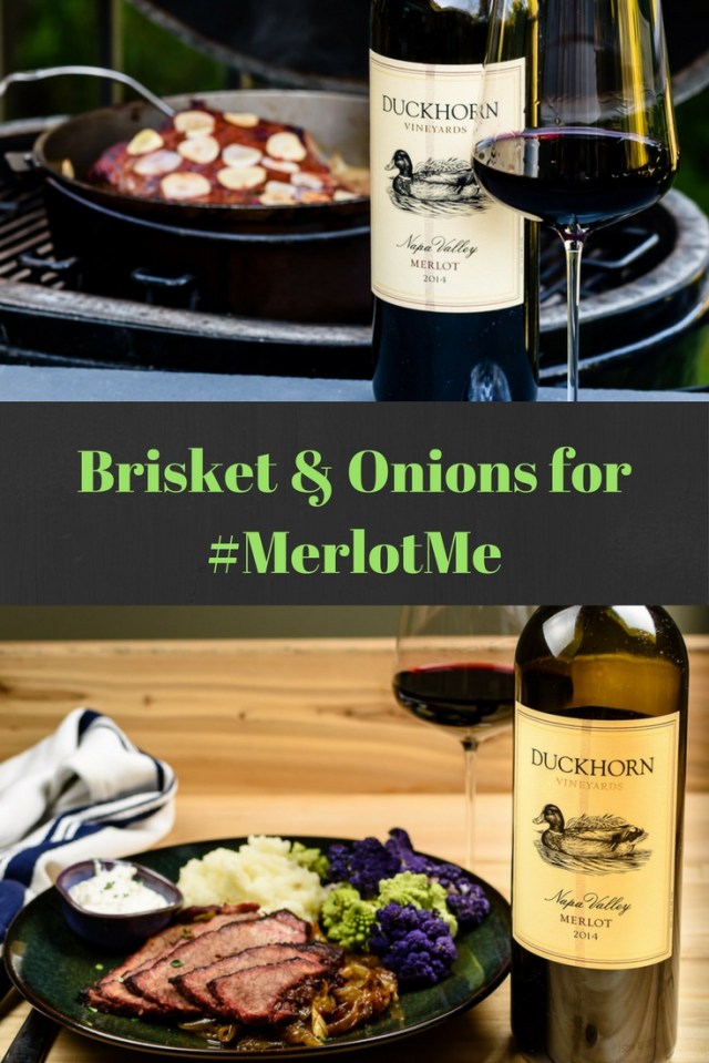 Grill Braised Brisket with Duckhorn Merlot for #MerlotMe at www.foodwineclick.com