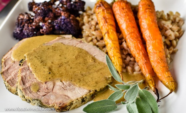 Milk braised pork loin