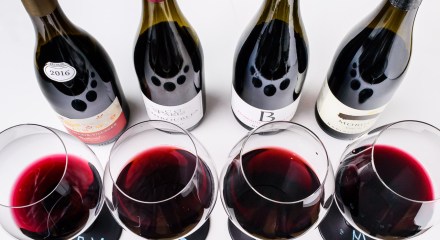 A variety of Cru Beaujolais wines